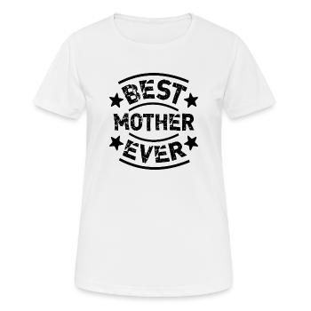 Meilleur cadeau de maman jamais anniversaire Cool Vintage - T-shirt respirant Femme - blanc - Devant - AI Model Female 172 dark (172cm)