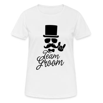 Bräutigam, Hochzeit, Ehe Stag Hen Night 4 Bachelor - Frauen T-Shirt atmungsaktiv - Weiß - Vorne - AI Model Female 172 dark (172cm)