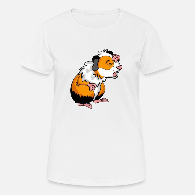 Guinea pig guinea pig comic - Women's Breathable T-Shirt - white
