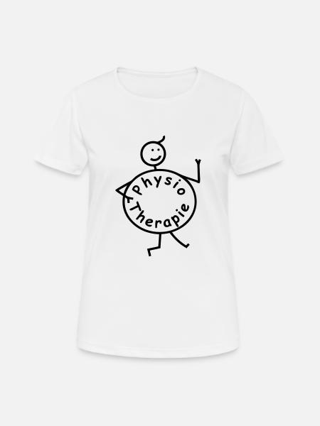 Physiotherapy is running. - Women's Breathable T-Shirt - white