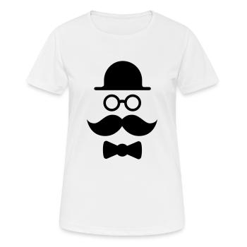 The Detective - Women's Breathable T-Shirt - white - Front - AI Model Female 172 dark (172cm)