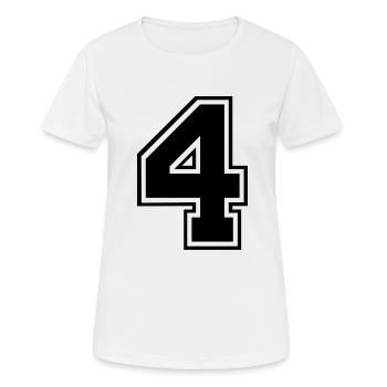 vier - T-shirt respirant Femme - blanc - Devant - AI Model Female 172 dark (172cm)