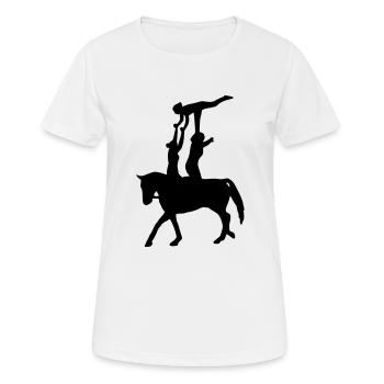 Voltige - T-shirt respirant Femme - blanc - Devant - AI Model Female 172 dark (172cm)