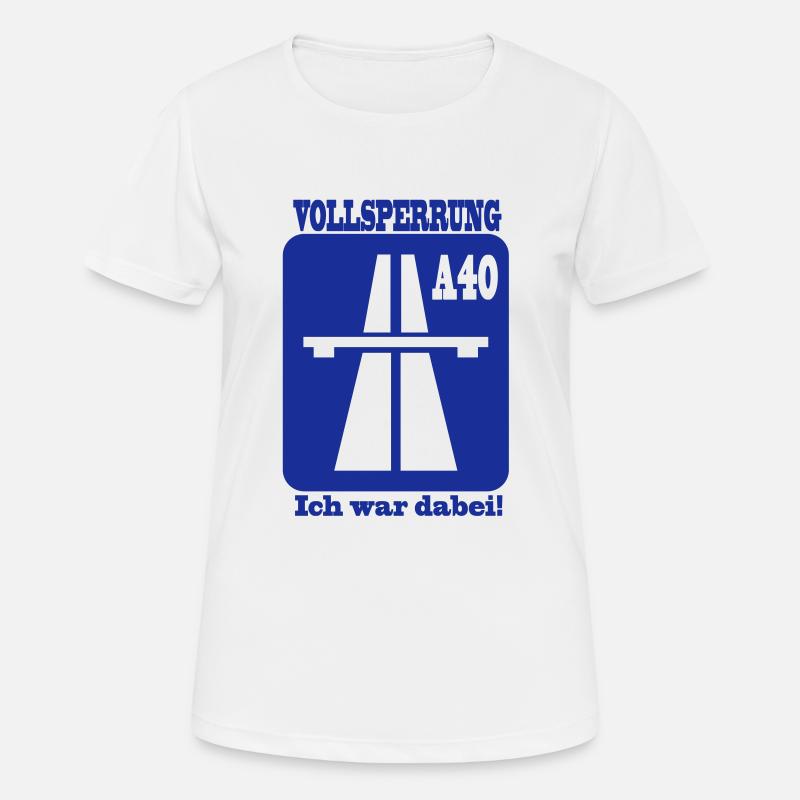 Full blocking A40 - I was there 1F - Women's Breathable T-Shirt - white