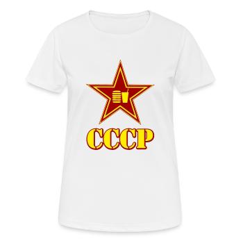 c c c p - Women's Breathable T-Shirt - white - Front - AI Model Female 172 dark (172cm)