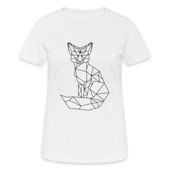 renard - T-shirt respirant Femme - blanc - Devant - AI Model Female 172 dark (172cm)