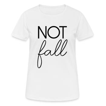 Urgence écriture amusante - T-shirt respirant Femme - blanc - Devant - AI Model Female 172 dark (172cm)
