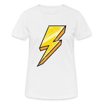 Flash of Light Cartoon - Women's Breathable T-Shirt - white - Front - AI Model Female 172 dark (172cm)