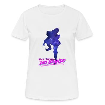 God Brando Outrun - Women's Breathable T-Shirt - white - Front - AI Model Female 172 dark (172cm)