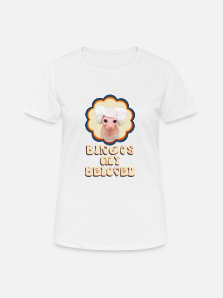 70er Jahre Bingus - Frauen T-Shirt atmungsaktiv - Weiß