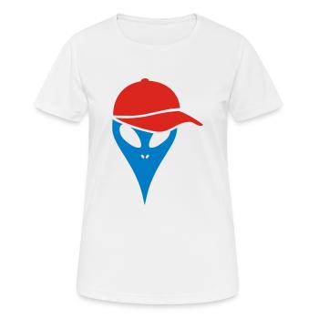 sport - Women's Breathable T-Shirt - white - Front - AI Model Female 172 dark (172cm)