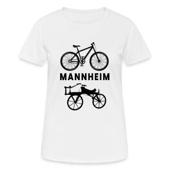 Mannheim Monnem - Women's Breathable T-Shirt - white - Front - AI Model Female 172 dark (172cm)