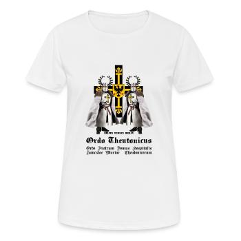 German Order Design #01 - Women's Breathable T-Shirt - white - Front - AI Model Female 172 dark (172cm)