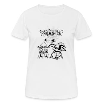 Halloween - Frauen T-Shirt atmungsaktiv - Weiß - Vorne - AI Model Female 172 dark (172cm)