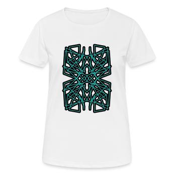 Pattern - Women's Breathable T-Shirt - white - Front - AI Model Female 172 dark (172cm)