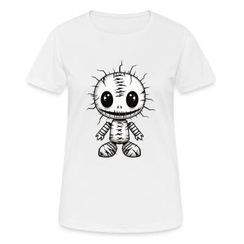Voodoo Doll Clothing deine individuelle Fashion - Frauen T-Shirt atmungsaktiv - Weiß - Vorne - AI Model Female 172 dark (172cm)