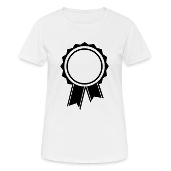 insigne - T-shirt respirant Femme - blanc - Devant - AI Model Female 172 dark (172cm)