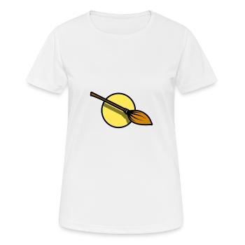 Quidditch bromine - Women's Breathable T-Shirt - white - Front - AI Model Female 172 dark (172cm)