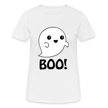 Cute ghost. - Women's Breathable T-Shirt - white - Front - AI Model Female 172 dark (172cm)