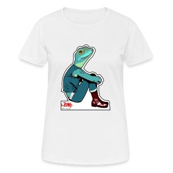 Punk - T-shirt respirant Femme - blanc - Devant - AI Model Female 172 dark (172cm)