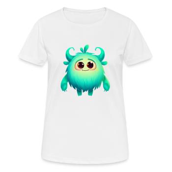 Kleines Monster - Frauen T-Shirt atmungsaktiv - Weiß - Vorne - AI Model Female 172 dark (172cm)