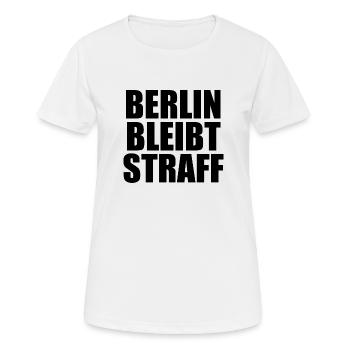 Berlin Souvenir Touristen Hauptstadt Metropole BLN - Frauen T-Shirt atmungsaktiv - Weiß - Vorne - AI Model Female 172 dark (172cm)