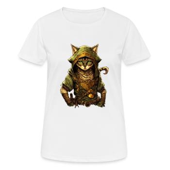 Link chat - Women's Breathable T-Shirt - white - Front - AI Model Female 172 dark (172cm)