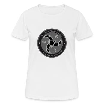 astral enlightment association - Frauen T-Shirt atmungsaktiv - Weiß - Vorne - AI Model Female 172 dark (172cm)