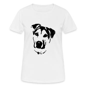 rumo - Frauen T-Shirt atmungsaktiv - Weiß - Vorne - AI Model Female 172 dark (172cm)