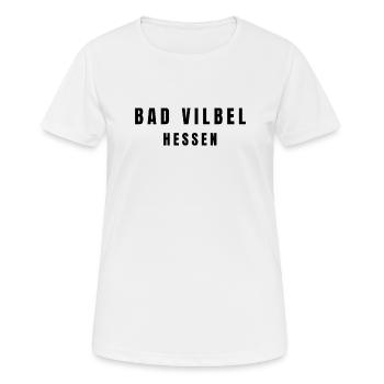 Bad Vilbel Hessen - Frauen T-Shirt atmungsaktiv - Weiß - Vorne - AI Model Female 172 dark (172cm)