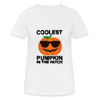 Coolest Pumpkin In The Patch - Women's Breathable T-Shirt - white - Front - AI Model Female 172 dark (172cm)