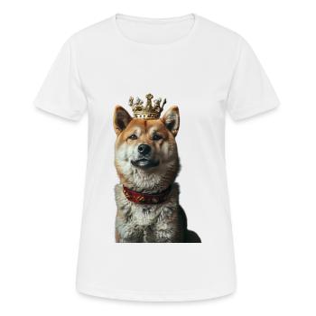 Akita - T-shirt respirant Femme - blanc - Devant - AI Model Female 172 dark (172cm)