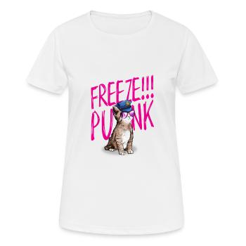 Gel Punk - T-shirt respirant Femme - blanc - Devant - AI Model Female 172 dark (172cm)