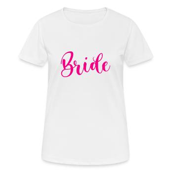 Chemise bride - T-shirt respirant Femme - blanc - Devant - AI Model Female 172 dark (172cm)