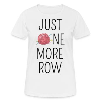 Crochet Crochet Crocheter Drôle - T-shirt respirant Femme - blanc - Devant - AI Model Female 172 dark (172cm)