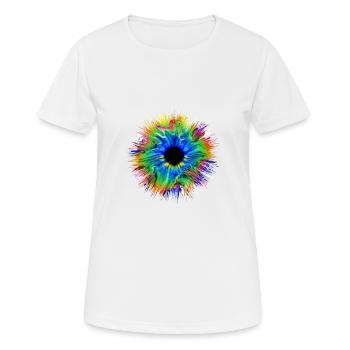 Coole Shirts Cool Cool Cool Cool Cool Cooles Shirt - T-shirt respirant Femme - blanc - Devant - AI Model Female 172 dark (172cm)