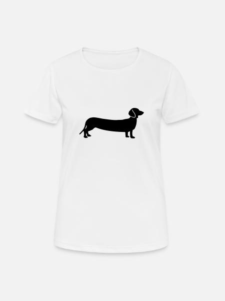 hunde - Frauen T-Shirt atmungsaktiv - Weiß