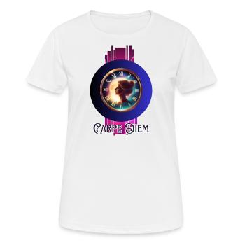 Carpe Diem - T-shirt respirant Femme - blanc - Devant - AI Model Female 172 dark (172cm)