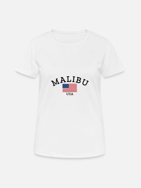 Malibu - Women's Breathable T-Shirt - white