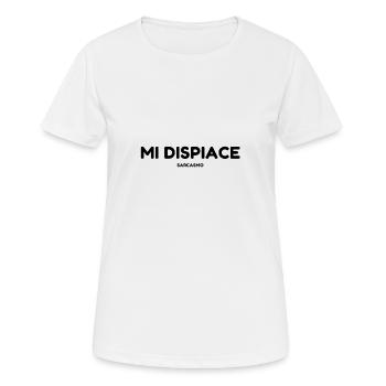 Mi dispiace sarkasmo - Frauen T-Shirt atmungsaktiv - Weiß - Vorne - AI Model Female 172 dark (172cm)