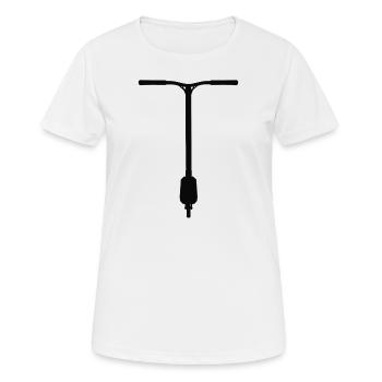 scooter - Women's Breathable T-Shirt - white - Front - AI Model Female 172 dark (172cm)