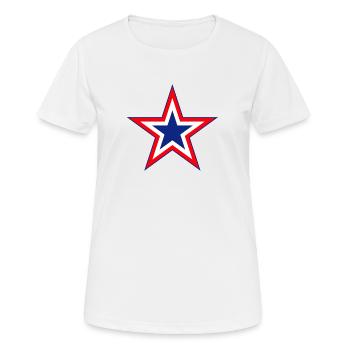Etoile - T-shirt respirant Femme - blanc - Devant - AI Model Female 172 dark (172cm)