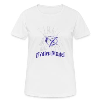 Skull Punk Spikes Inschrift Red Punk Anarchy Ni - Frauen T-Shirt atmungsaktiv - Weiß - Vorne - AI Model Female 172 dark (172cm)