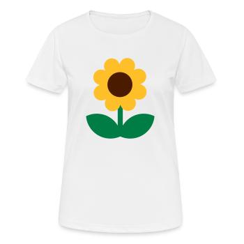 sunflower - Women's Breathable T-Shirt - white - Front - AI Model Female 172 dark (172cm)
