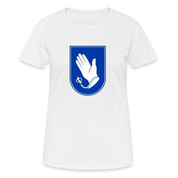 Handschuhsheim - Frauen T-Shirt atmungsaktiv - Weiß - Vorne - AI Model Female 172 dark (172cm)