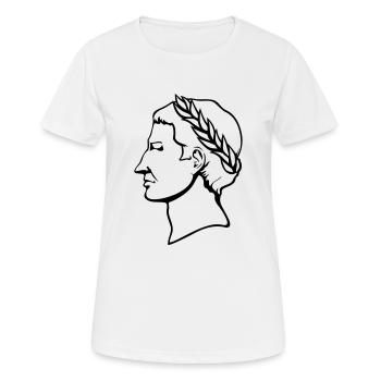 Gaius Julius Caesar - Frauen T-Shirt atmungsaktiv - Weiß - Vorne - AI Model Female 172 dark (172cm)