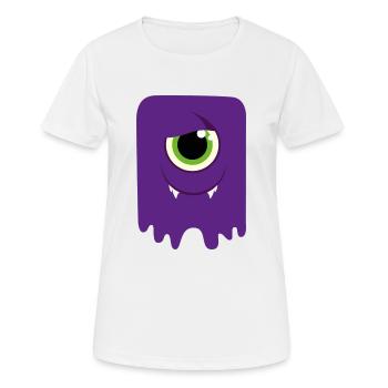 Monster / Alien Papa - Women's Breathable T-Shirt - white - Front - AI Model Female 172 dark (172cm)