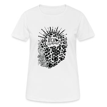 Hello Summer - Women's Breathable T-Shirt - white - Front - AI Model Female 172 dark (172cm)