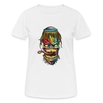 Tête de dragon - T-shirt respirant Femme - blanc - Devant - AI Model Female 172 dark (172cm)