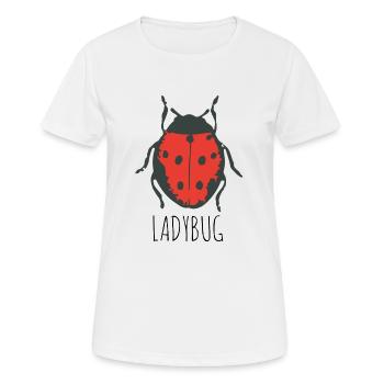 coccinelle - T-shirt respirant Femme - blanc - Devant - AI Model Female 172 dark (172cm)